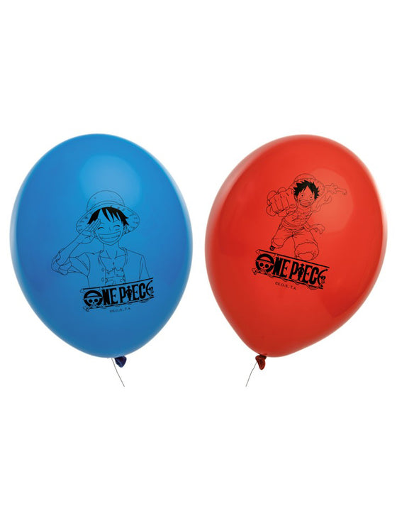 Set de 6 Ballons latex 27 cm One Piece