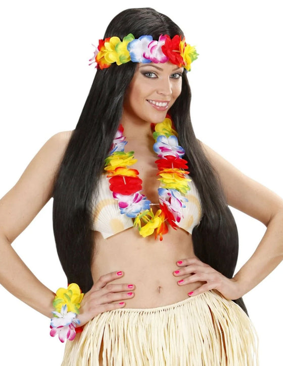 Set Hawaï multicolore luxe