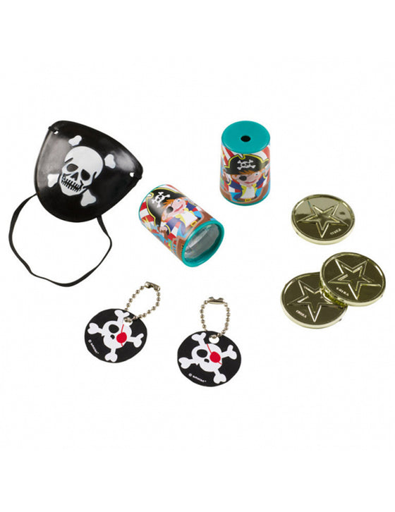 Set 24 petits jouets pirate enfant pour anniversaire
