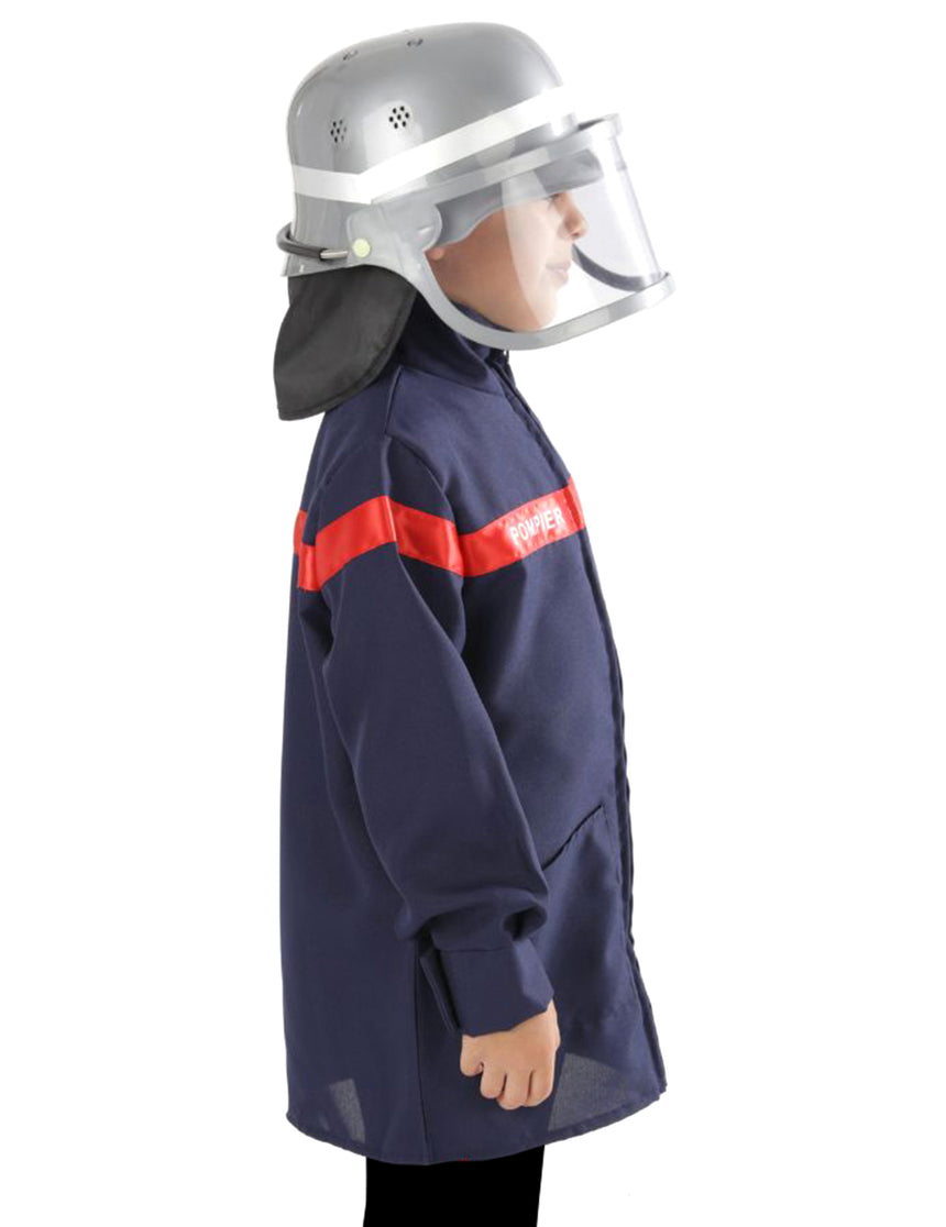 Set pompier veste et casque enfant