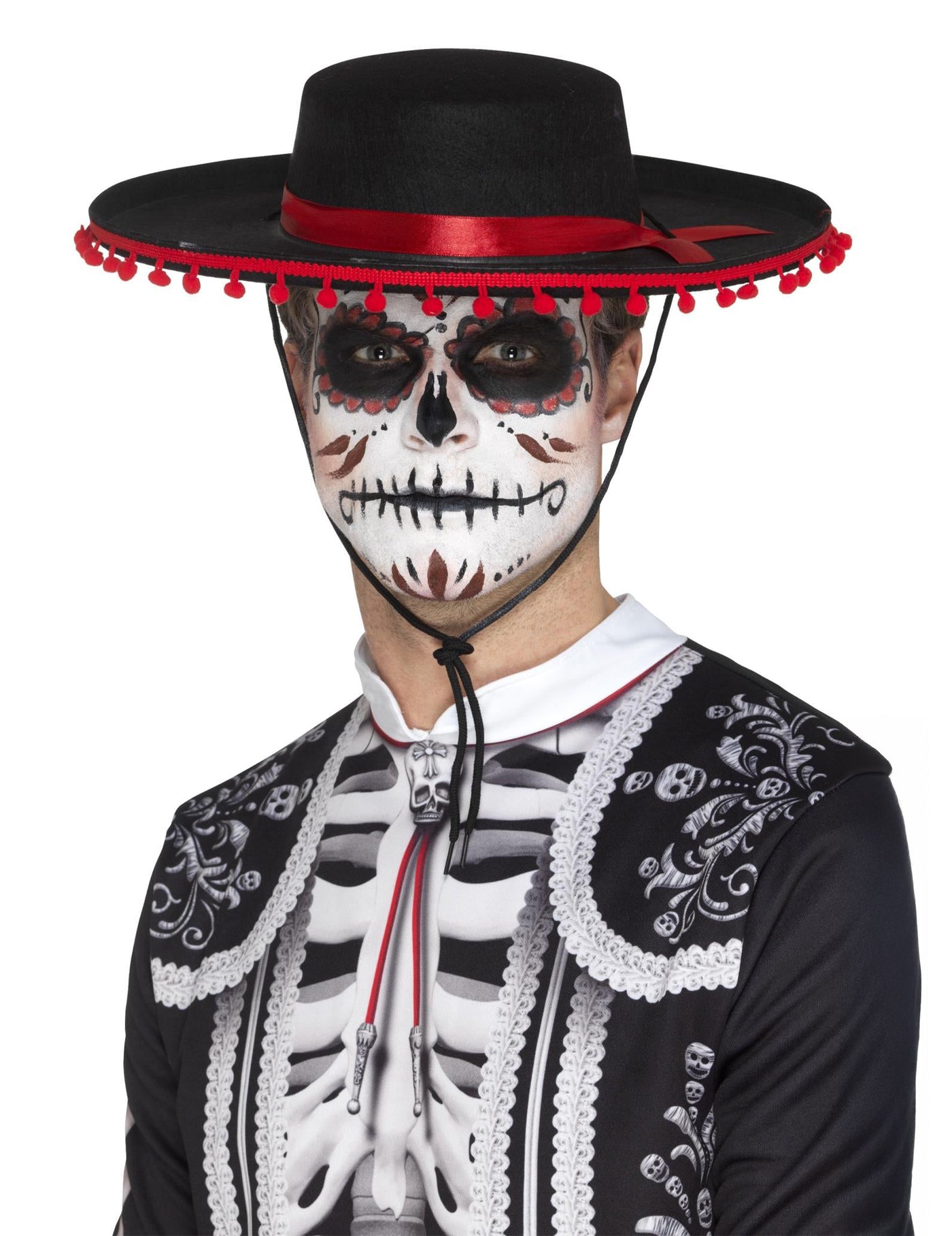 Sombrero Dia de los Muertos adulte