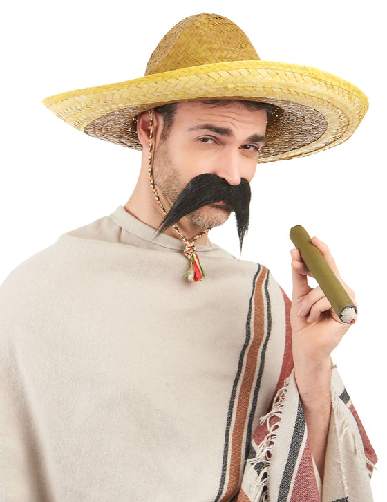 Sombrero mexicain jaune adulte