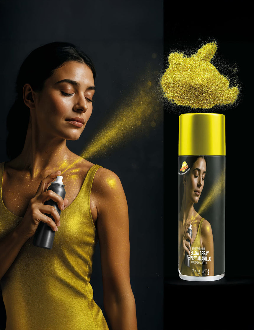Spray pour le corps jaune 75 ml