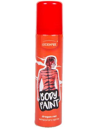 Spray corps et cheveux rouge