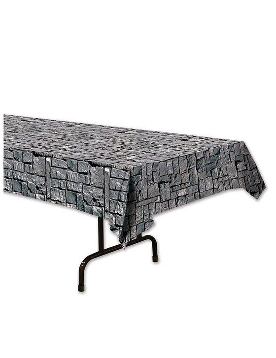 Nappe effet pierres grises 137 x 274 cm