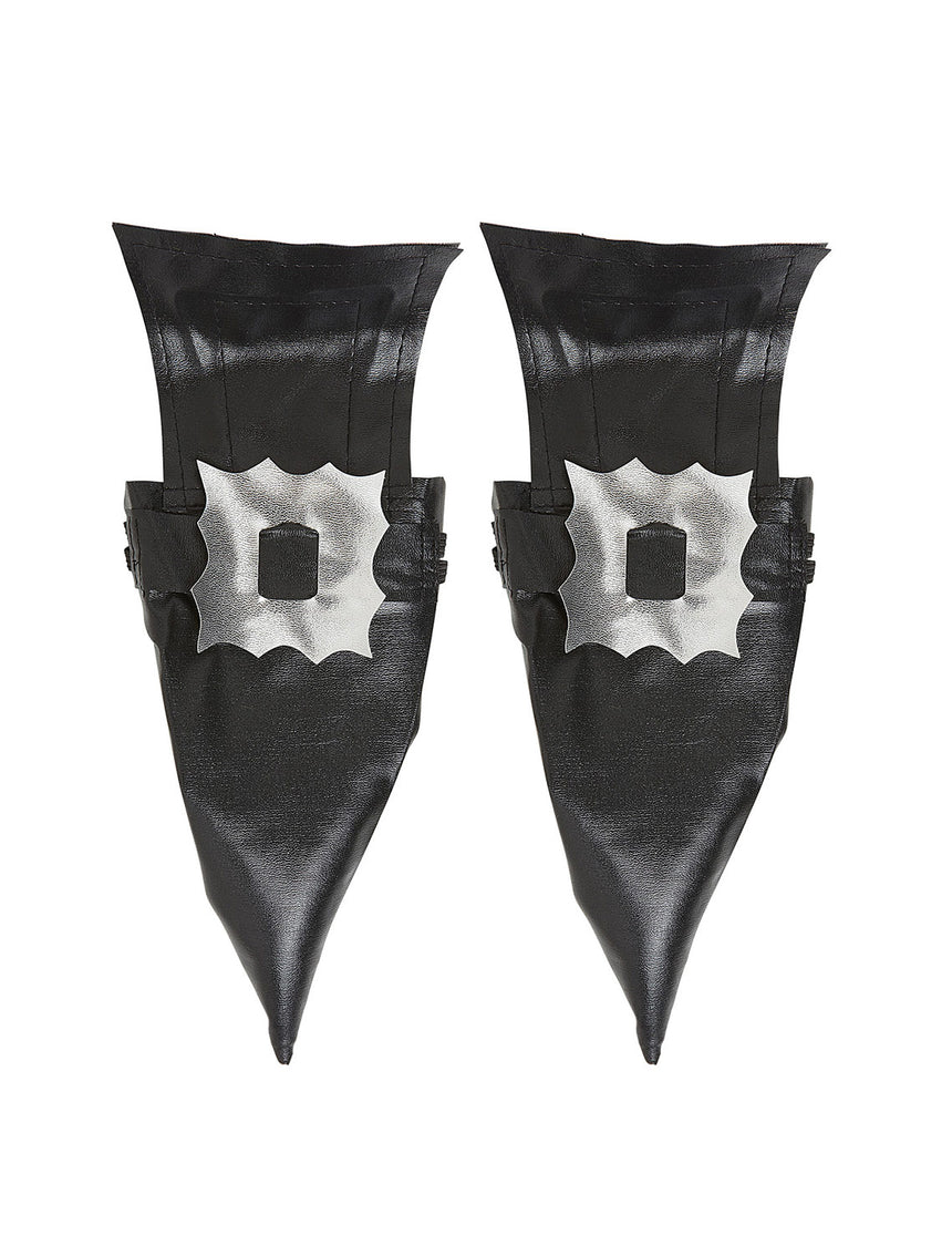 Sur-chaussures sorcière noires adulte Halloween