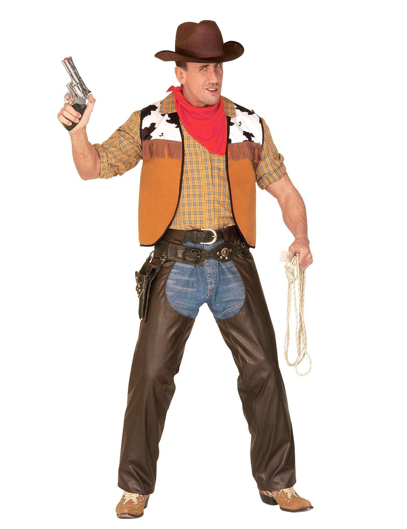 Sur-pantalon cowboy western homme