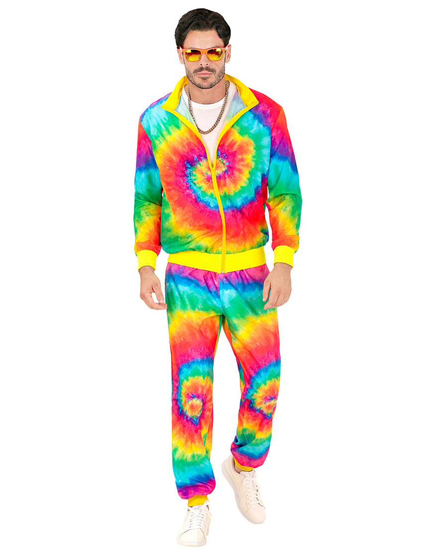 Survêtement Tie and Dye fluo adulte