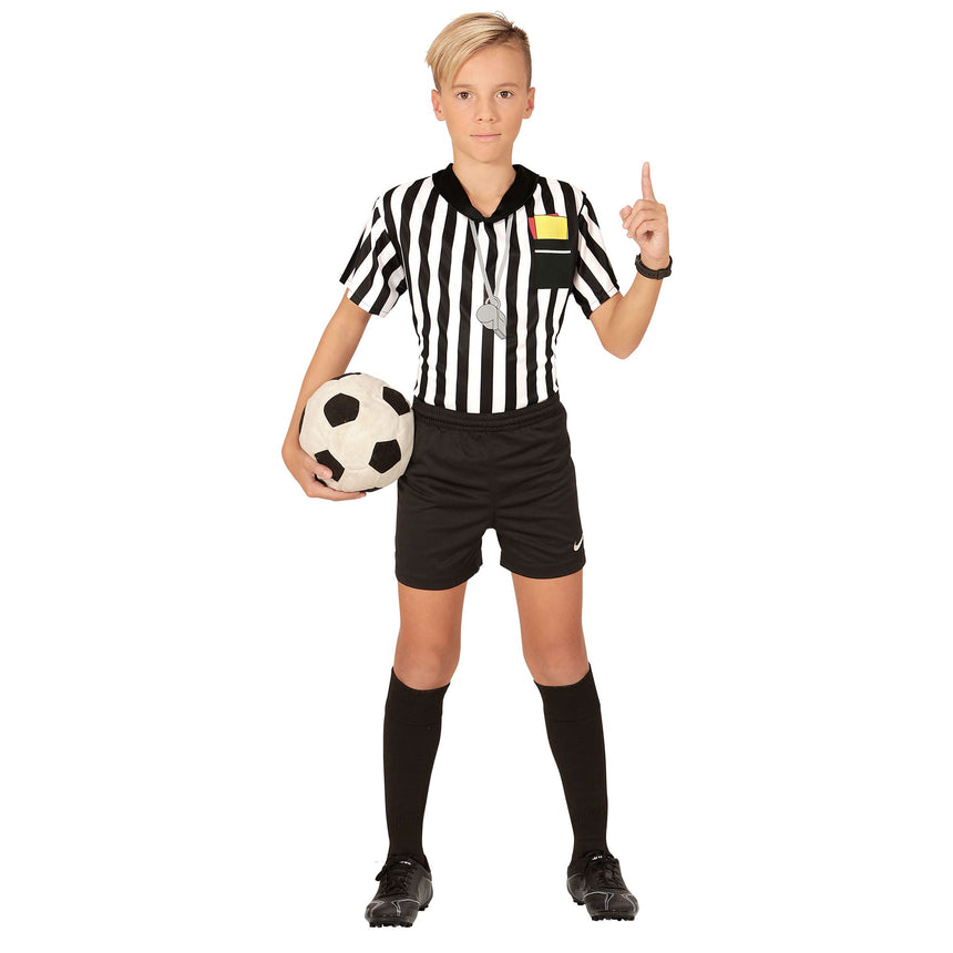 T-shirt arbitre de foot enfant
