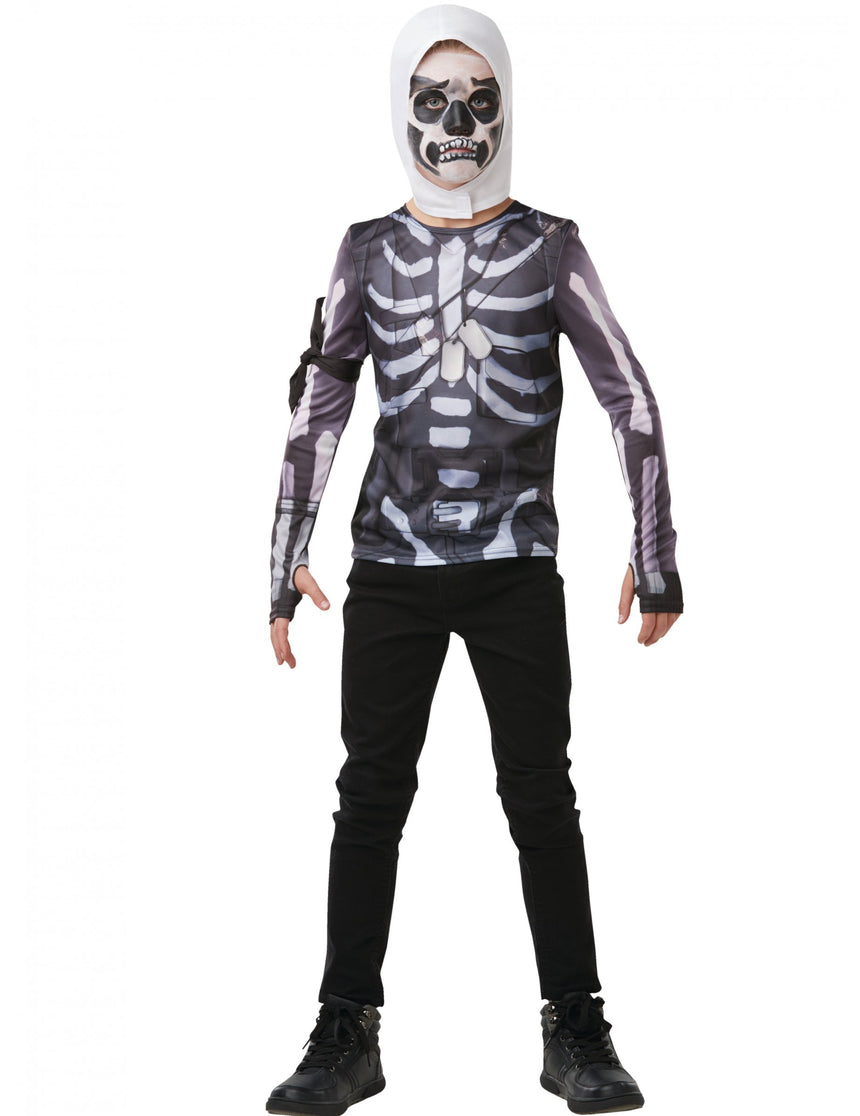 T-shirt et cagoule Skull Trooper Fortnite adolescent