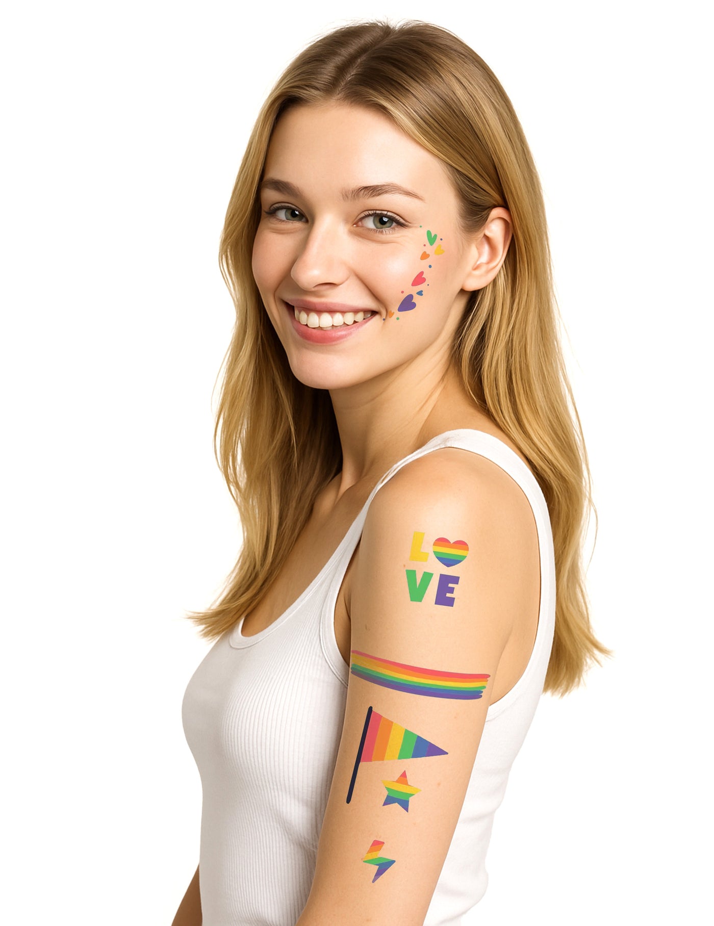 Tatouages arc en ciel