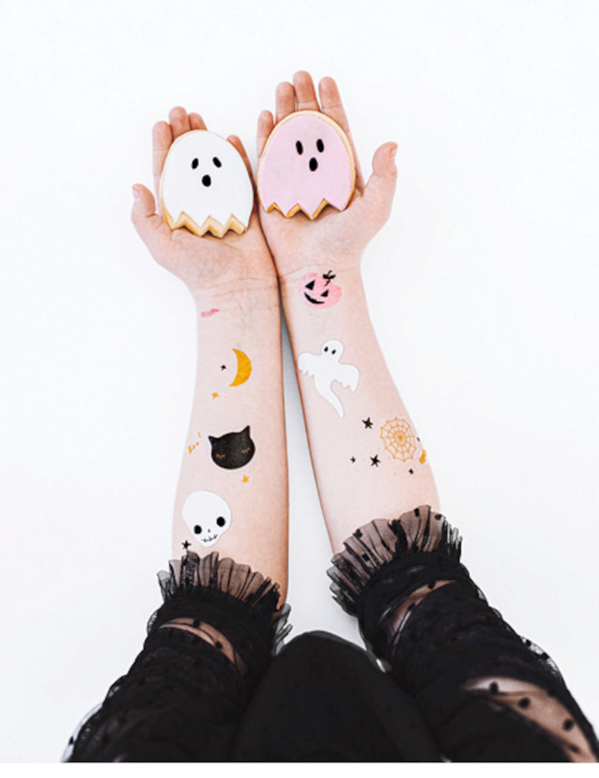 Tatouages temporaires Halloween 20 tatouages