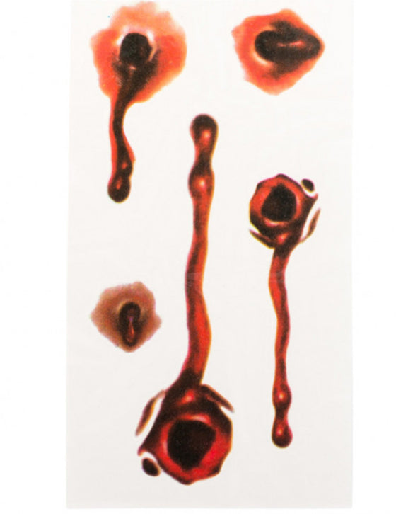 Tatouages temporaires impacts de balles