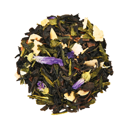 Thé Noir et Vert Saveur Cassis Vanille - 100g