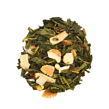 Thé Vert Saveurs Ananas Bergamote - 100g