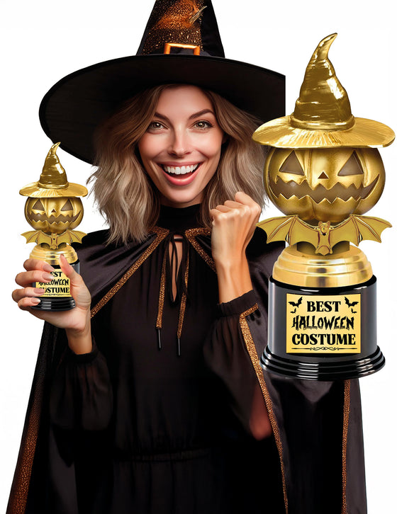 Trophée citrouille meilleur costume d'Halloween