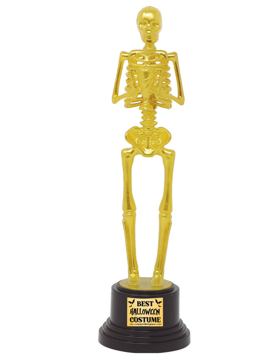 Trophée squelette du meilleur costume d'Halloween