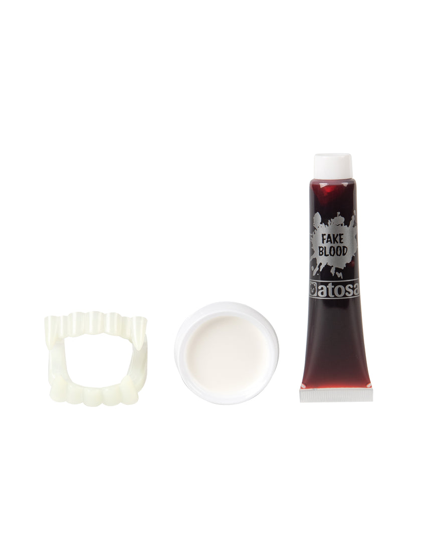 Tube sang avec dentier Halloween