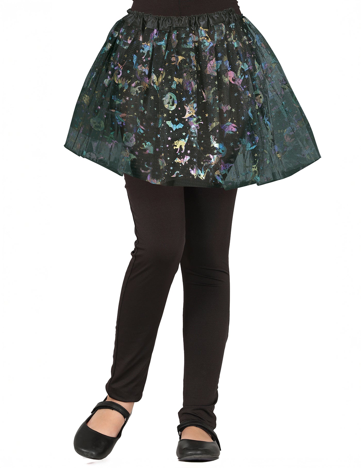 Tutu à motifs Halloween multicolores fille