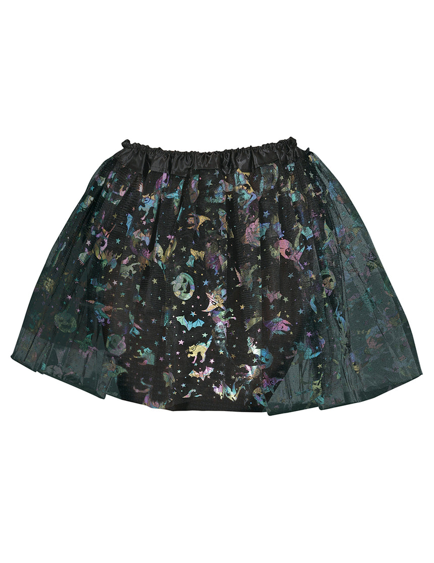 Tutu à motifs Halloween multicolores fille