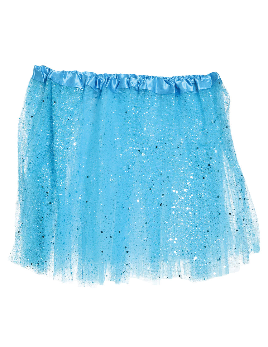 Tutu bleu à paillettes fille