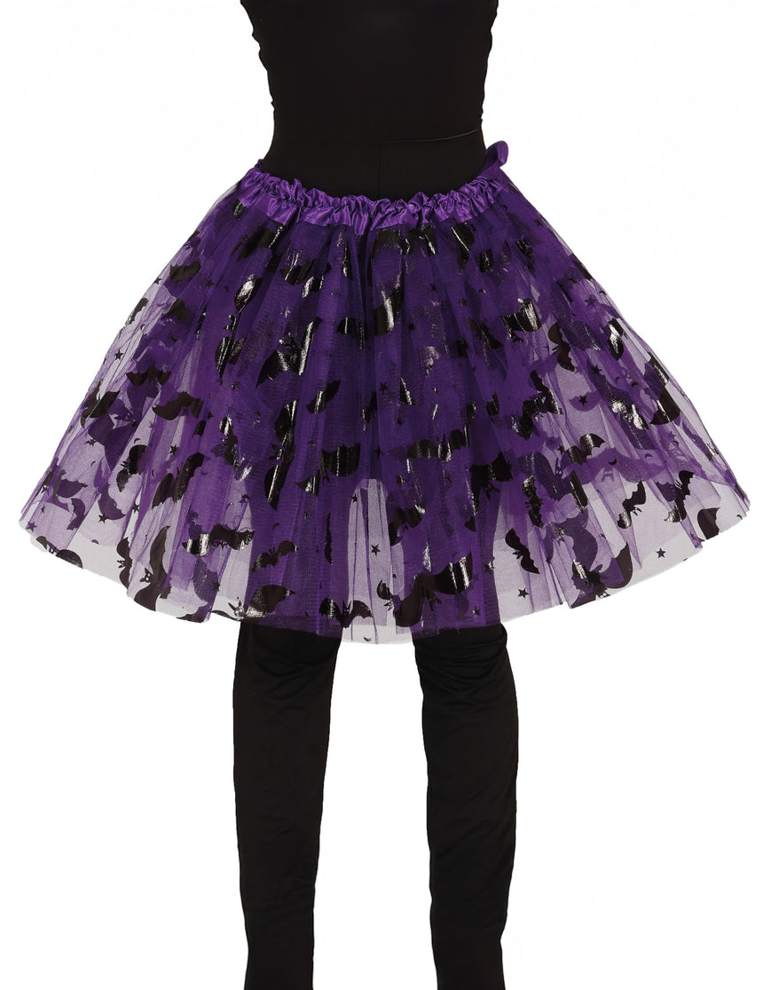 Tutu chauve-souris violet fille