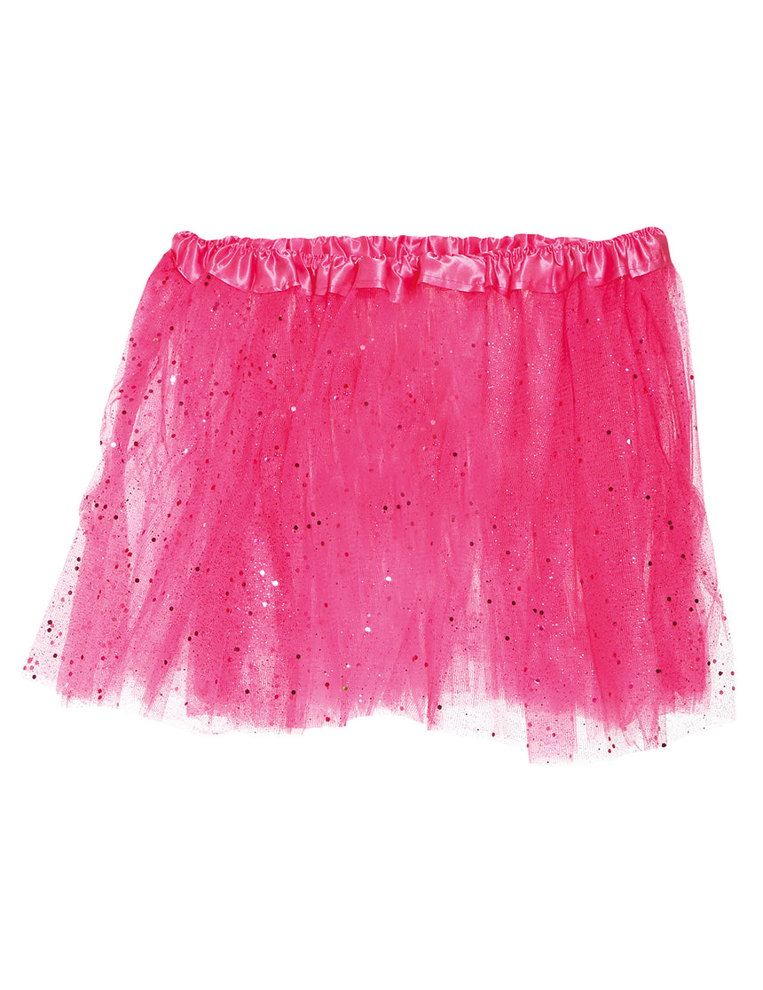 Tutu rose à paillettes fille