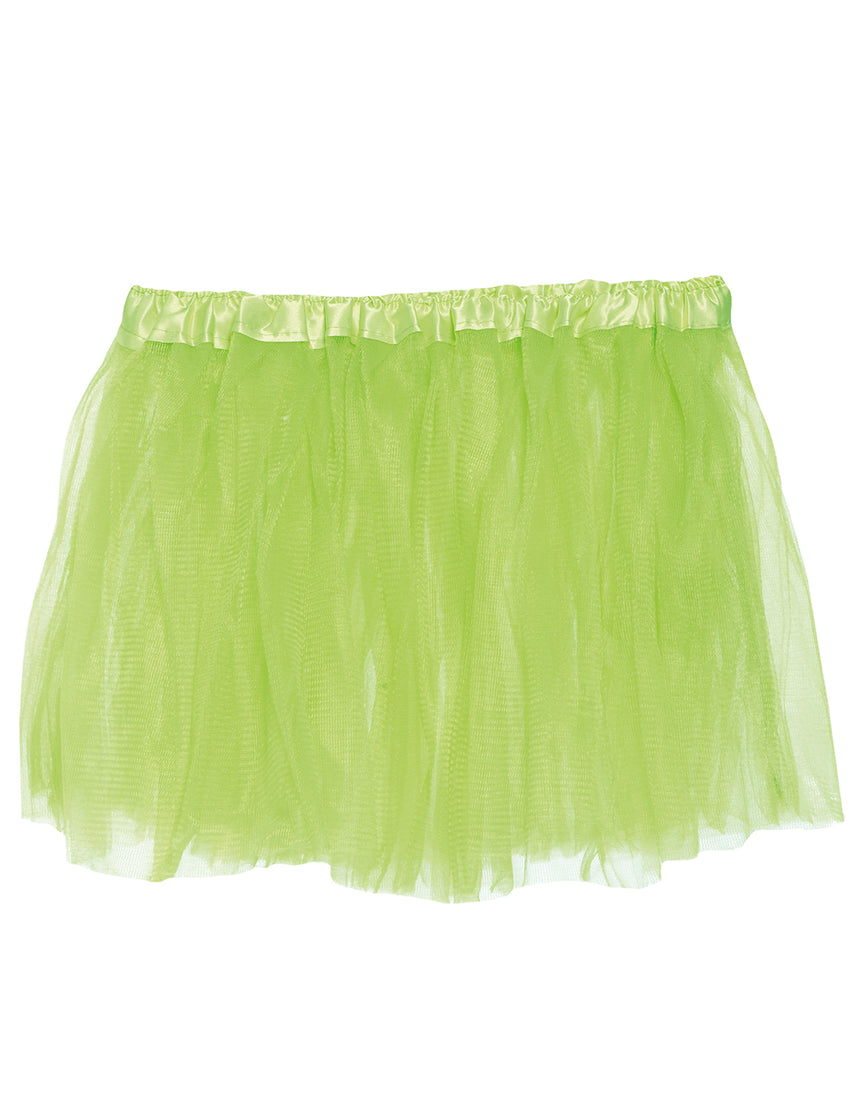 Tutu vert avec jupon opaque enfant