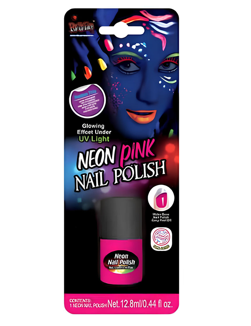 Vernis à ongles néon rose