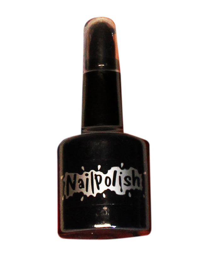 Vernis et rouge à lèvres noir adulte Halloween