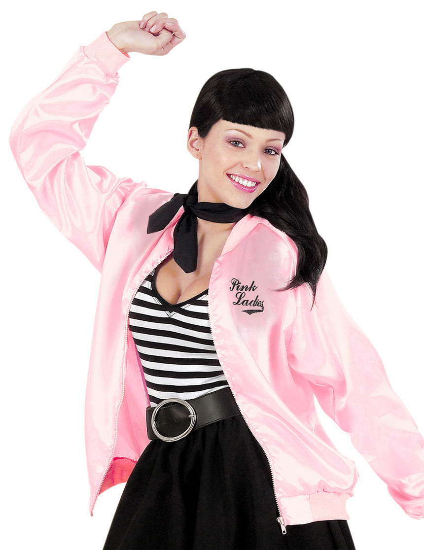 Veste rock'n roll rose femme