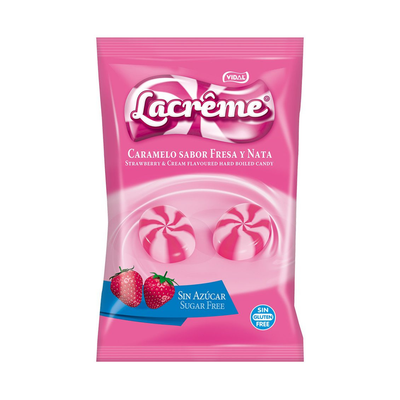 Vidal Lacrême Sugar Free Strawberry & Cream Small