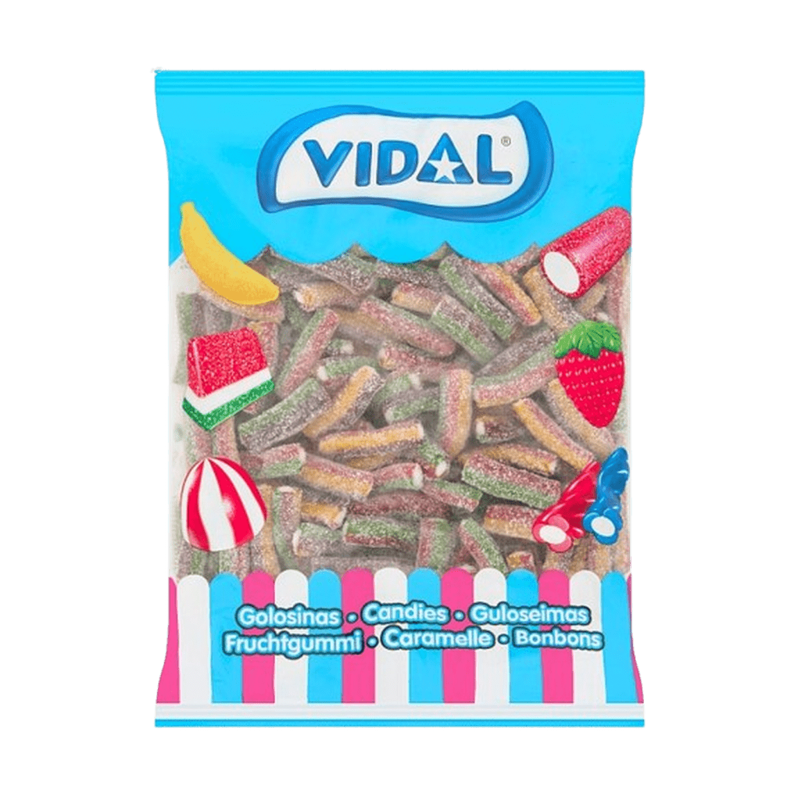Vidal Mini Sour Pencils Rainbow