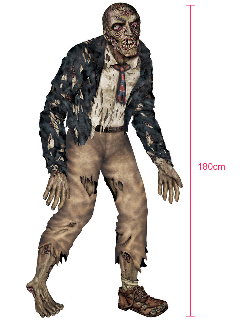 Zombie articulé Halloween 1m80